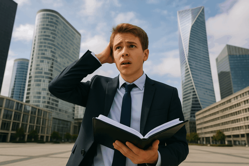 Jeune auditeur débutant qui découvre le monde de l’audit.