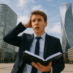 Illustration représentant un jeune auditeur face au dilemme : audit légal vs audit contractuel